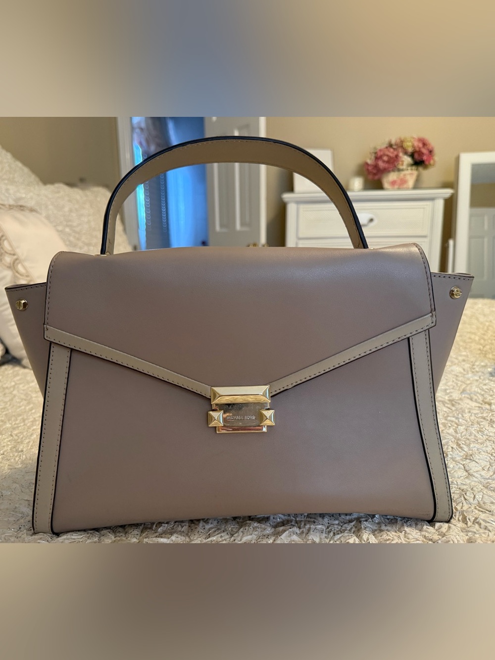 Michael Kors Truffle Whitney leather bag